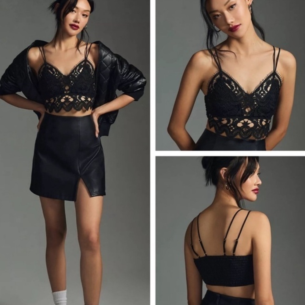 NWT Anthropologie The Viviette Bra Top xsmall